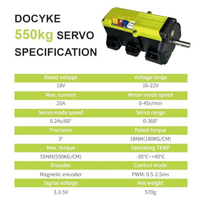 High Torque RC Servo (550kg)