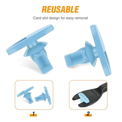 GOOACC 50PCS Door Panel Weatherstrip Retainers 90651-TP8-003 90651-TA0-003 Compatible with Honda CR-V CR-Z Civic Clarity Fit Acura RLX 2012-On - color: 50Pcs Door Panel Weatherstrip Retainers