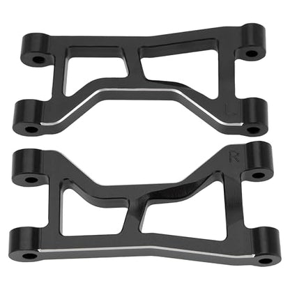 MEUS RACING Aluminum Suspension Arms Kit for Traxxas 1/16 Mini Maxx Upgrade Parts #10731 (Black) - color: Black
