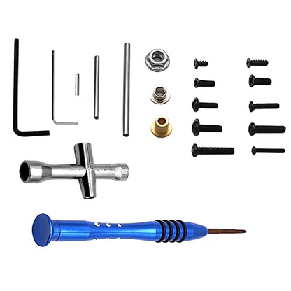 ShareGoo RC M2 M2.5 M3 Screws Bolt & Nuts Cross Sleeve Allen Wrench Swing Pin Kit Compatible with WLtoys 144001 1/14 RC Car Buggy,316Pcs/Set