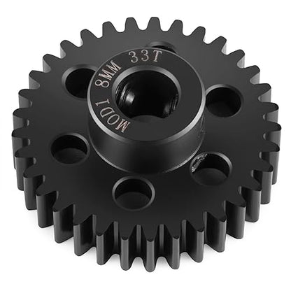 M1 Steel Motor Gears Pinion 8MM 33T for Tra-xxas 1/5 X-MAXX RC Car - style: 33T