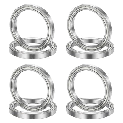 uxcell 8Pcs 6810ZZ 50mmx65mmx7mm Deep Groove Ball Bearings, Double Metal Shielded Bearing Steel ABEC5 High Performance for Industrial Machinery Precision Transmission, Silver - size: 6810ZZ 50mmx65mmx7mm