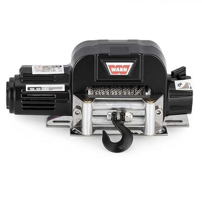 AMK RC Winch, 1/10 Metal Winch Kit with Controller, RC Crawler Accessory for TRX4 TRX6 Axial SCX10 D90 CC01 TF2 Wrangler 90046 90047 D110 (Black) - color: Black