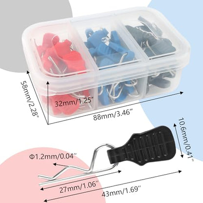 60 Pieces 1.2mm Universal RC Body Clips with Pull Tabs Car Clips RTR Clip Pins H165 Assembly Spare Parts for 1:8 1:10 1:12 Scale Redcat HPI Himoto HSP Exceed RC Car Parts Truck Buggy - color: 1.2mm