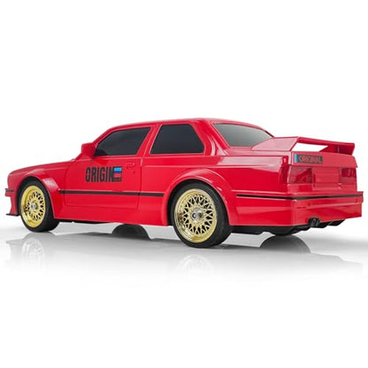 Remote Control Cars 1:16 Scale RC Drift Car 2.4Ghz 30KM/H High Speed 4WD RTR Racing Car with Drift Tires LED Lights 2PCS Rechargeable Batteries RC Sport Cars Toys for Adults Boys Girls Kids Gift - color: Red