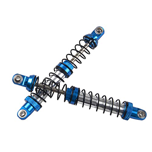 4Pcs ShareGoo Adjustable Metal Shock Absorber 70/80/90/100/110/120mm Damper Compatible with Traxxas TRX4 TRX6 G63 Axial SCX10 D90 90046 AXI03007 1/10 RC Rock Crawler (100mm Hole Distance) - size: 100mm Hole Distance