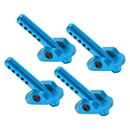 Rc Shell Support Column Aluminum Alloy Rc Body Mount Post for Arrma Granite 1/10 Rc Car(Blue) Car Model Accessory