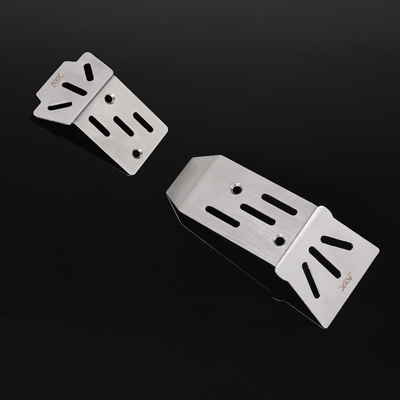 KYX Racing Stainless Steel Chassis Guard Skid Plate Guard Upgrades Parts Accessories for 1/18 RC Car ARRMA Granite Grom Mega