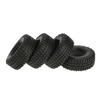 Goolsky 4Pcs Austar 1.9" 100mm 1/10 Scale Tires for 1/10 RC4WD D90 Axial SCX10 RC Rock Crawler