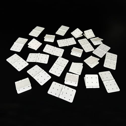 25PCS RC Airplane Pinned Nylon Hinges for RC Plane Replacement Parts Fixed Wing Model Airplane Loose-Leaf (Large 20X36mm) - style: Large 20X36mm