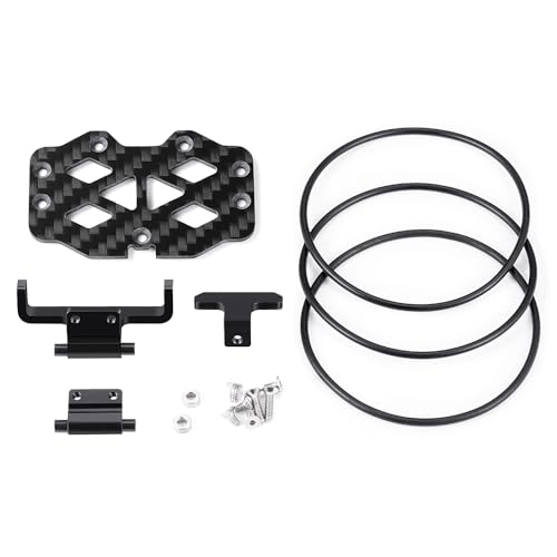 MOHERO TRX4M Carbon Fiber Battery Tray Bracket for 1/18 Defender Bronco K10 F150 RC Crawler Car Upgrade Part