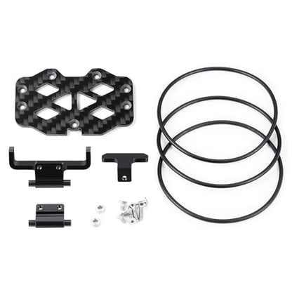 MOHERO TRX4M Carbon Fiber Battery Tray Bracket for 1/18 Defender Bronco K10 F150 RC Crawler Car Upgrade Part