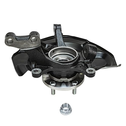 Detroit Axle - AWD 4pc Steering Knuckles Kit for 04-07 Toyota Highlander | w/ABS on Axle, 2 Front Steering Knuckles & Wheel Bearing Hubs 2 Rear Wheel Bearing Hubs 2004 2005 2006 2007 Replacement - size: 4UW48746/Kit