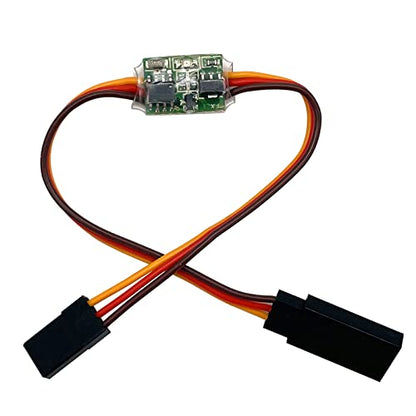 3Packs RC Servo Signal Reverser Rotation Inverter 3.6V - 24V 5A Steering Gear Reverser for JR Futaba Aircraft Airplane Steering Gear and Any Servos