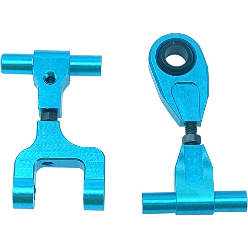 Aluminum Front Upper & Rear Upper Suspension Arms Swing Arm Set Compatible with Tamiya TT02 1/10 RC On Road Touring Car Upgrade Parts