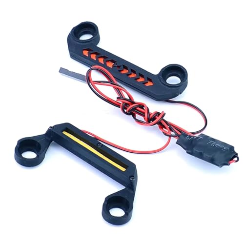 RC Car Spotlight Kits for Traxxas for Mini for Maxx 1/16 5-12V Front Rear Lighting System Bright Lamp RC Car Upgrade Accessories Replacement Parts(Front and Rear Light) - size: Front and rear light