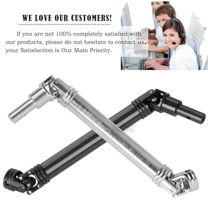 #45 Steel RC Drive Shaft Axles Upgrades Part for 1/10 Outcast 4S V2 BLX & Kraton 4S V2 BLX,4PCS Harden Front Rear CVD Driveshafts Hops up,Black (Only Fit V2)