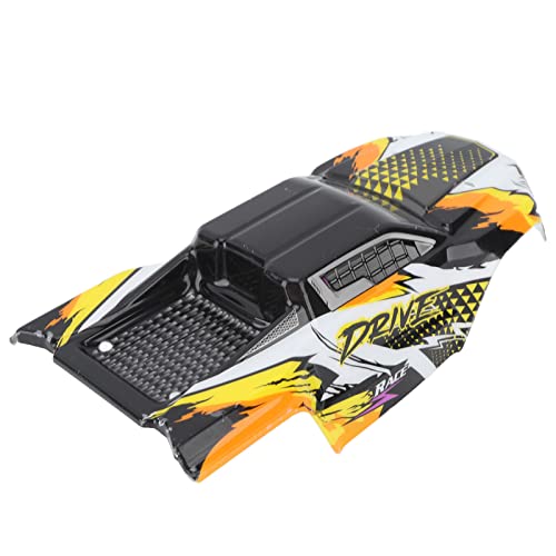 1/16 RC Car Body Shell for SCY PVC Orange Car Spare Parts, Assembly Accessory, Replacement Cover for Off Road RC Truck