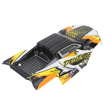 1/16 RC Car Body Shell for SCY PVC Orange Car Spare Parts, Assembly Accessory, Replacement Cover for Off Road RC Truck