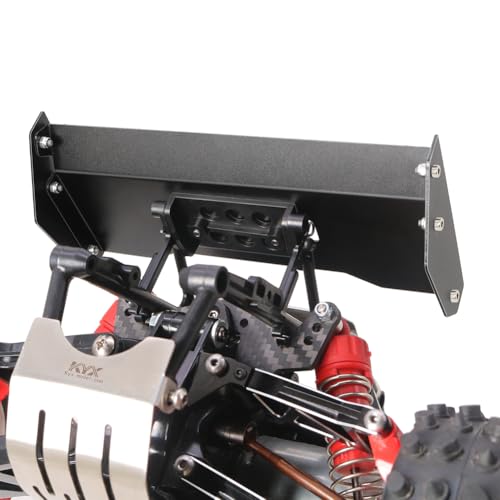 KYX Racing Aluminum Car Body Wing Spoiler Upgrades Accessories for 1/10 RC Crawler Car Tamiya Hotshot II
