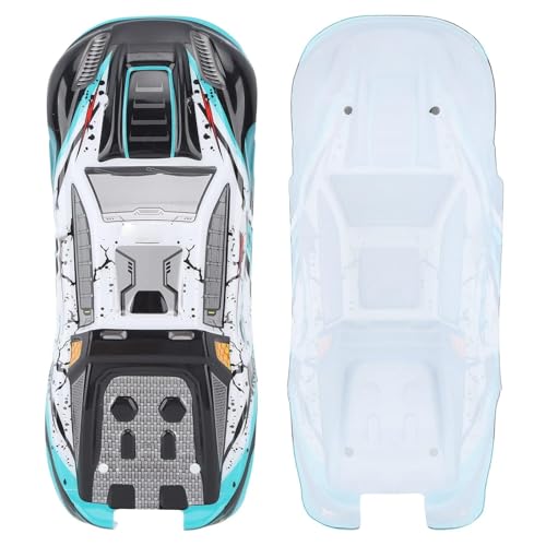 RC Car Shell Body Cover, Anti Scratch RC Car Vehicle Truck Body Shell Spare Parts for 1/16 Scale SCY 16101PRO Off Road Accessories Remote Control Shell Cover Replacement(Blue) - color: Blue