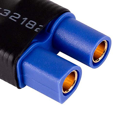 4pcs RC LiPo Battery Connector Adapter Compatible with EC3 to T Male Female Connectors ESC Charger
