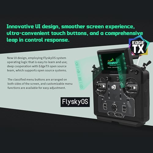 GoolRC Flysky Paladin PL18 Ultra Radio Transmitter and FTr8B Receiver Combol Set, 2.4GHz 18 Channels Remote Controller for RC Airplane Helicopter Car Boat Robot Glider