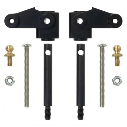 Aluminum Front Knuckle Arm Set for Tamiya ORV Chassis Blackfoot Monster Beetle The Frog Mud Blaster RC Off-Road Car Upgrades Parts
