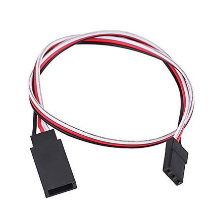 Servo Extension Lead, 5 Pcs 1 Set Servo Extension Wire 3Pin Male to Female Servo Extension Cord Silicone Servo Extension Cable for RC Accessory