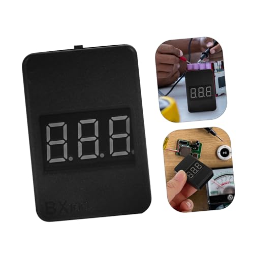 SOLUSTRE Lipo Battery Checker Digital Capacity Tester Polymer Batteries Real Voltage Monitoring High-Brightness Led for Rc Devices