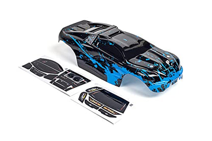 SummitLink Custom Body Muddy Blue Over Black Style Compatible for e-Revo Mini 1/16 Scale RC Car or Truck (Truck not Included) ERMN-BB-01