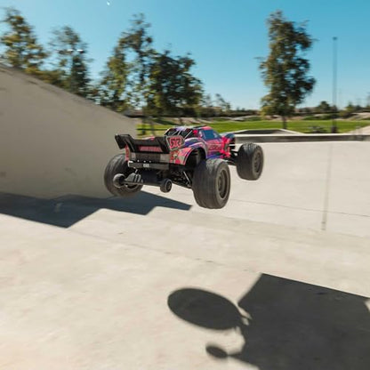 ARRMA RC Truck 1/10 VORTEKS 4X4 223S BLX BRUSHLESS Stadium Truck RTR (Battery and Charger Not Included) with DSC, Purple, ARA4305V4T3 - color: Purple