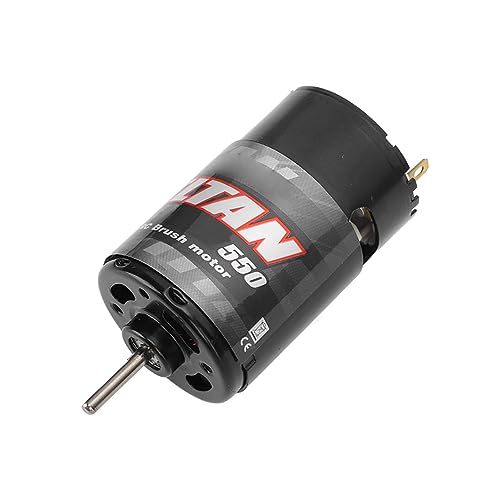 Changor 550 Motor High Speed RC Brushed Motor with Reduction Gearbox for 1/14 1/10 RC Crawler DIY (29T) - size: 29T
