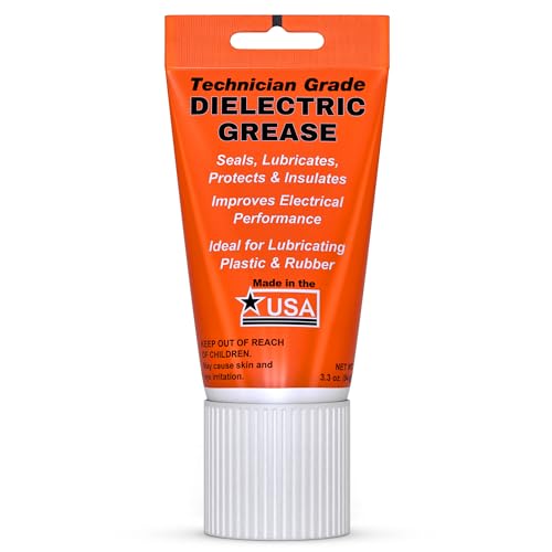 Dielectric Grease, Non-Conductive Technician Grade Silicone Grease, 3.3 oz | Klear Concepts Silicone Electrical Grease for Connectors, Spark Plugs & Rubber Parts, Automotive Formula, Made in the USA