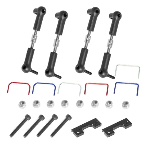 RC Upgrade Parts for Traxxas 1/16 for Slash for E-Revo Front and Rear Wide Sway Bar Anti Roll Bar Kit RC Car Upgrade Parts Accessories