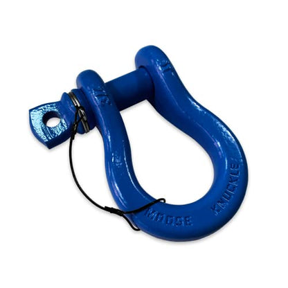 B'oh Spin Pin 3/4” Recovery Shackle | 10,000 lbs Capacity - High-Strength Carbon Steel with 7/8" Pin Recovery Gear Towing Accessories - Pin Style : Screw, Blue Balls - color: Blue Balls