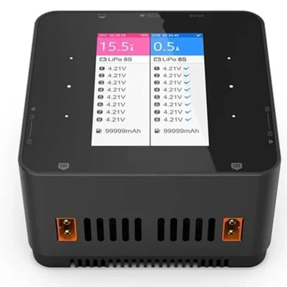 Duo Charger Fit For P30 1000W×2 30A×2 Dual Channel Balance Charger/Discharger 1 8S LiPo Batteries, RC Drones
