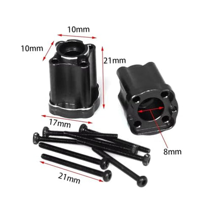 RC Spare Part Compatible with LOSI for Mini for LMT 4X4 for Brushed for Monster Truck 1/18 RC Car Upgrade Parts Rear Cup Kit Black