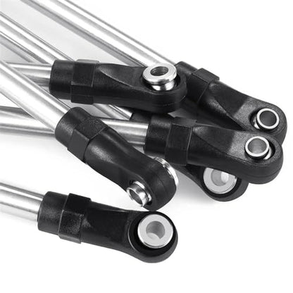 RC Links Linkage Compatible with Axial SCX10 II AXI90075 for UMG10 1/10 RC Car Parts 10Pcs/Set Steel Linkage Link Rod W/Plastic Ball Ends