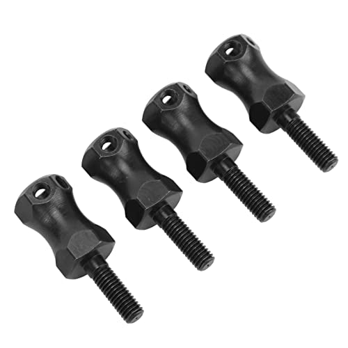 Hex Wheel Hub Adapter, Steel Reinforced Strength 15mm Widen RC Car Wheel Extension 4Pcs Set for RC Hobbyists Off-Road Racing Baja Style Enthusiasts