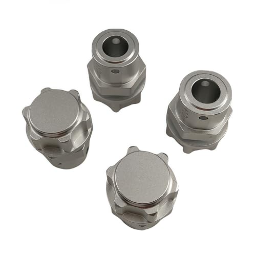 10mm Extended Wheel Hex Hub Set for ARRMA Kraton Mojave Infraction 6S (Silver) | Aluminum,1/8,1/7,Outcast,Big Rock,Felony,Limitless,Upgrade Parts,CNC Machined,High Strength - color: Silver