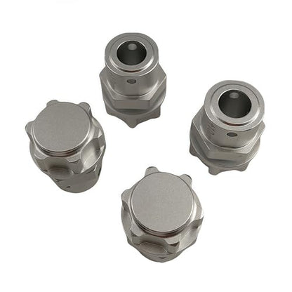 10mm Extended Wheel Hex Hub Set for ARRMA Kraton Mojave Infraction 6S (Silver) | Aluminum,1/8,1/7,Outcast,Big Rock,Felony,Limitless,Upgrade Parts,CNC Machined,High Strength - color: Silver