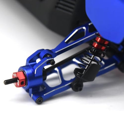 Aluminum Rear Hub Knuckle Arm for ARRMA Mini Kraton 1/16 RC Car, Upgrade Replacement Parts, (Blue Rear Hub/Knuckle Arm) - color: Blue Rear Hub/Knuckle Arm