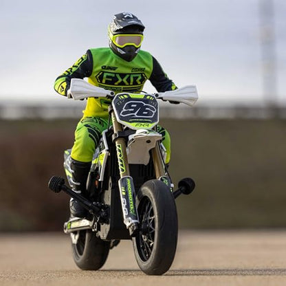 Losi Promoto-SM 1/4 Super Moto Motorcycle FXR White RTR with Battery and Charger LOS-2310