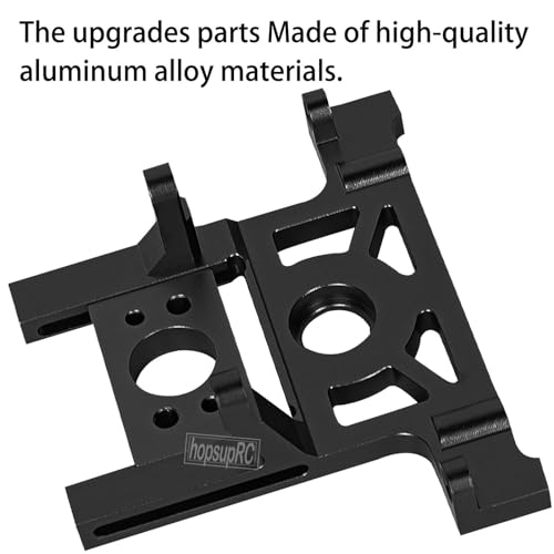 Aluminum Bearing Motor Mount Upgrades Part for 1/10 Slash 4x4 4WD Lcg.Black - color: Titaniumfor 1/10)