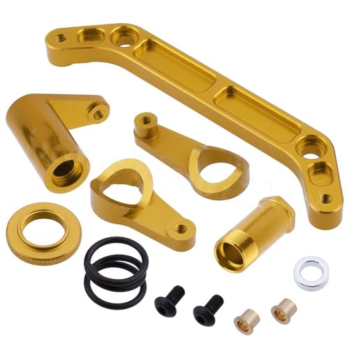Rc Car Parts for JLB for Racing for Cheetah 1/10 Brushless RC Car for Monster Truck Upgrade Parts Steering Servo Saver Complete Set Decoration EA1009 EA1011(6869) - size: 6869