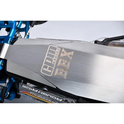 Stainless Steel Integrated Chassis Skid Kit for Tamiya 58719 1/10 RC BBX BB-01 Chassis Upgrades