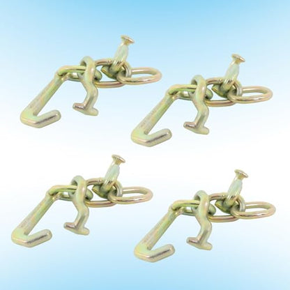 4-Pcs Trailers Pull RTJ G70 Towing Hooks Replacement for J Hook T Hook R Hook Heavy Duty Wrecker Towing Truck Hauler