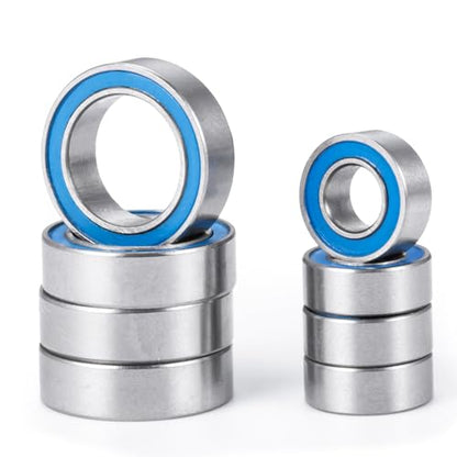 SWX 8Pcs Bearings & 12Pcs Pins for 1/16 Mini E-REVO | Sealed Bearings, Wheel Hex Pins, 20Pcs Set, 1/16 E-REVO, Mini TRX