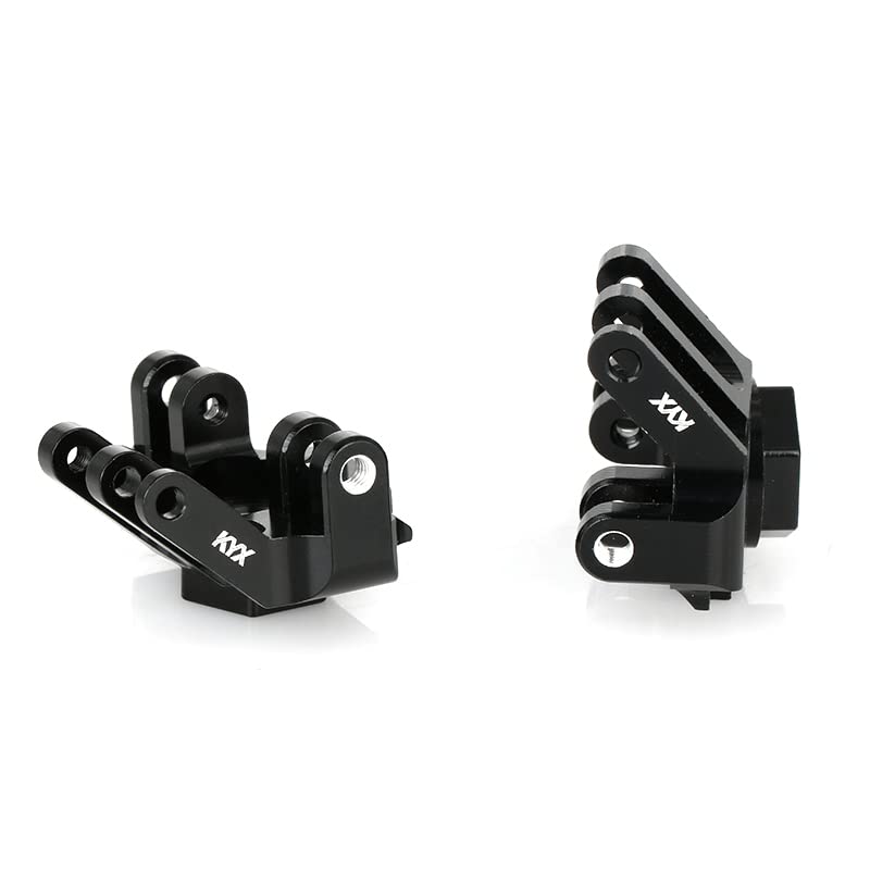 KYX Racing Aluminum Alloy AR14B Front Axle Steering Knuckle Upgrades Parts Accessories for 1/10 RC Crawler Car Axial RBX10 RYFT